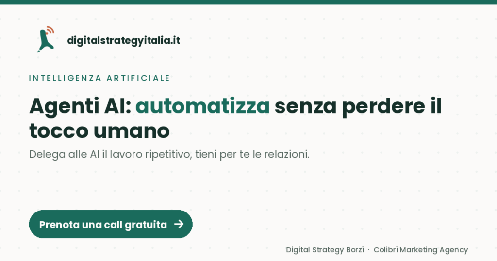 Agenti AI per automatizzare le PMI