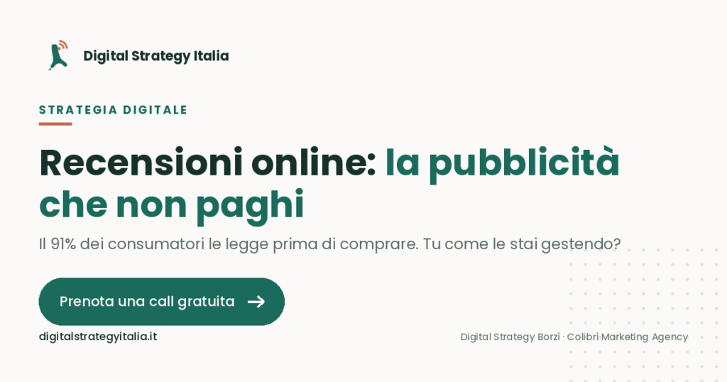 Recensioni online: perché valgono più di mille pubblicità