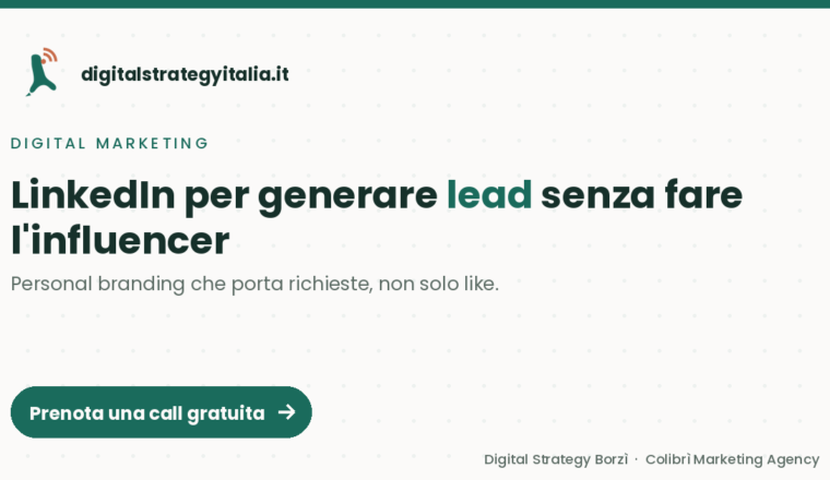 LinkedIn per generare lead B2B