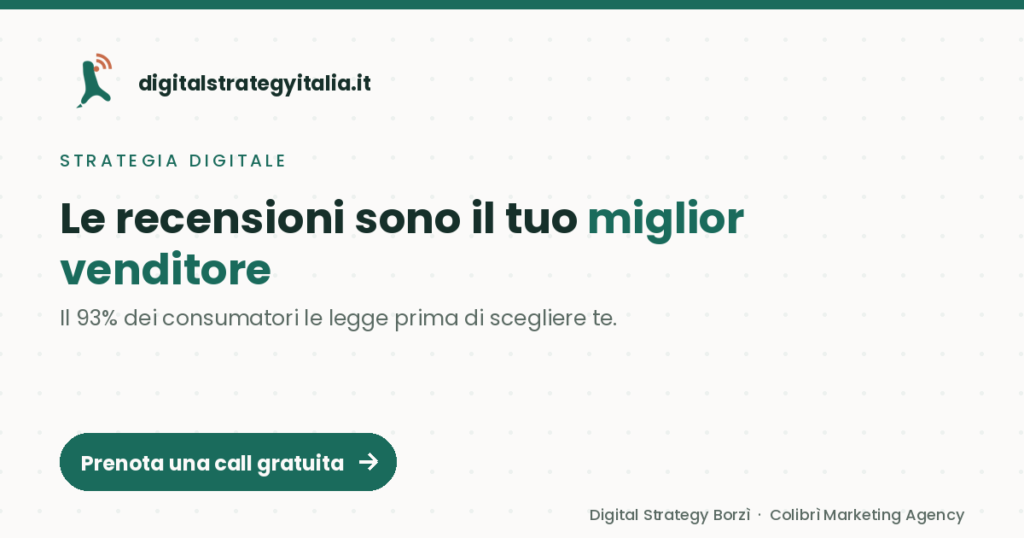 Recensioni online per le PMI